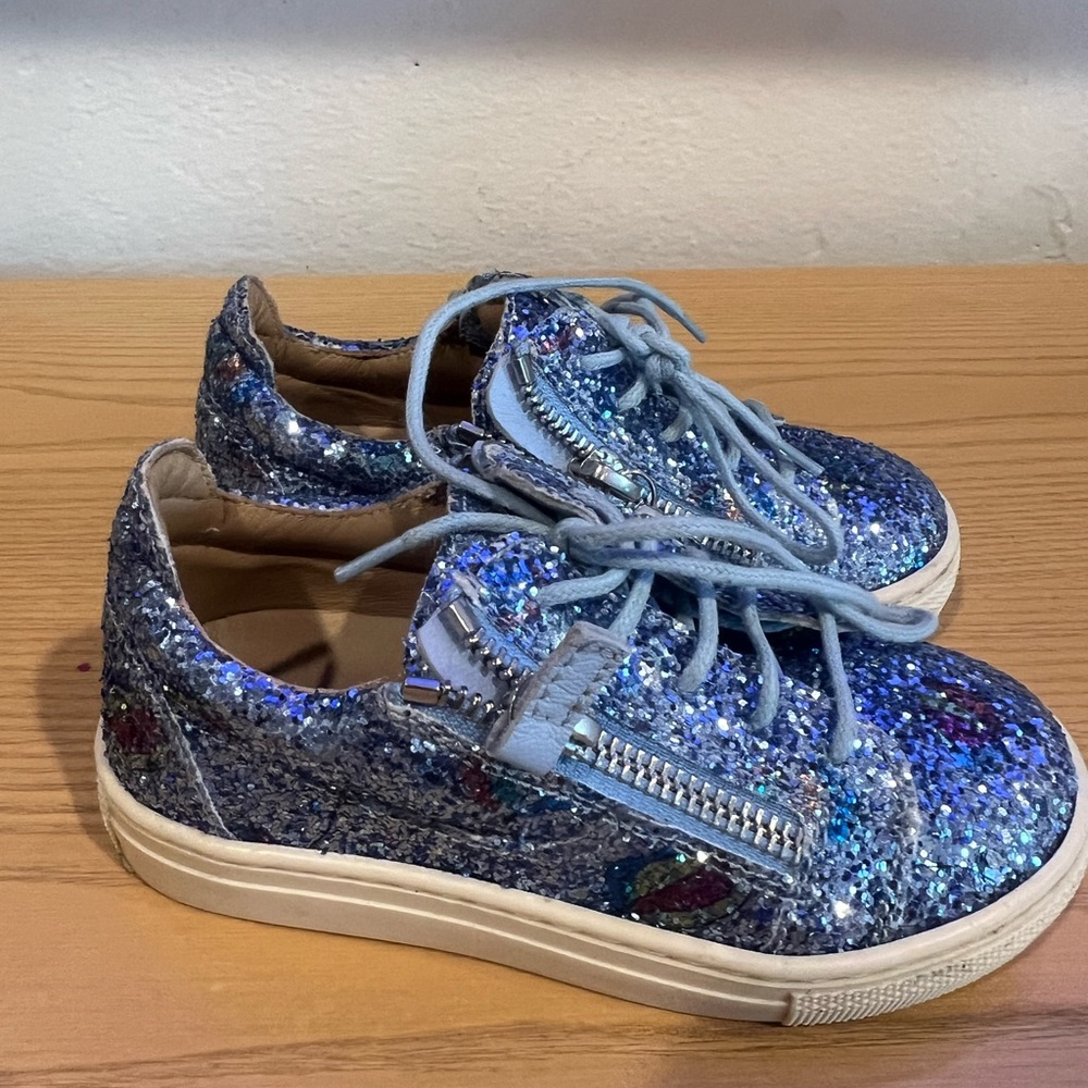 🌷Giuseppe Zanotti Lunapark Turchese girls size 25 🌷